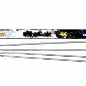 Свеча бенгальская 65 см (4шт) Новогодние желтые СБ4650 - Бенгальские огни и свечи купить в Иваново